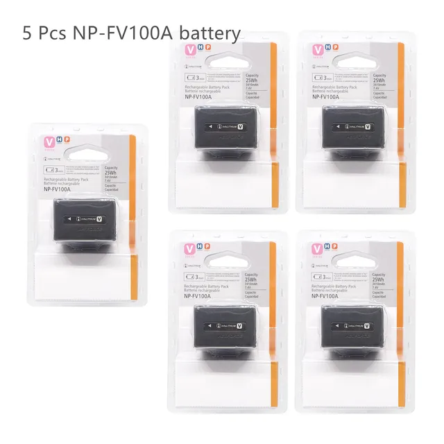 NP-FV100A Battery For SONY PXW-X70 PXW-Z90 HXR-NX80 NX70 FDR-AX700