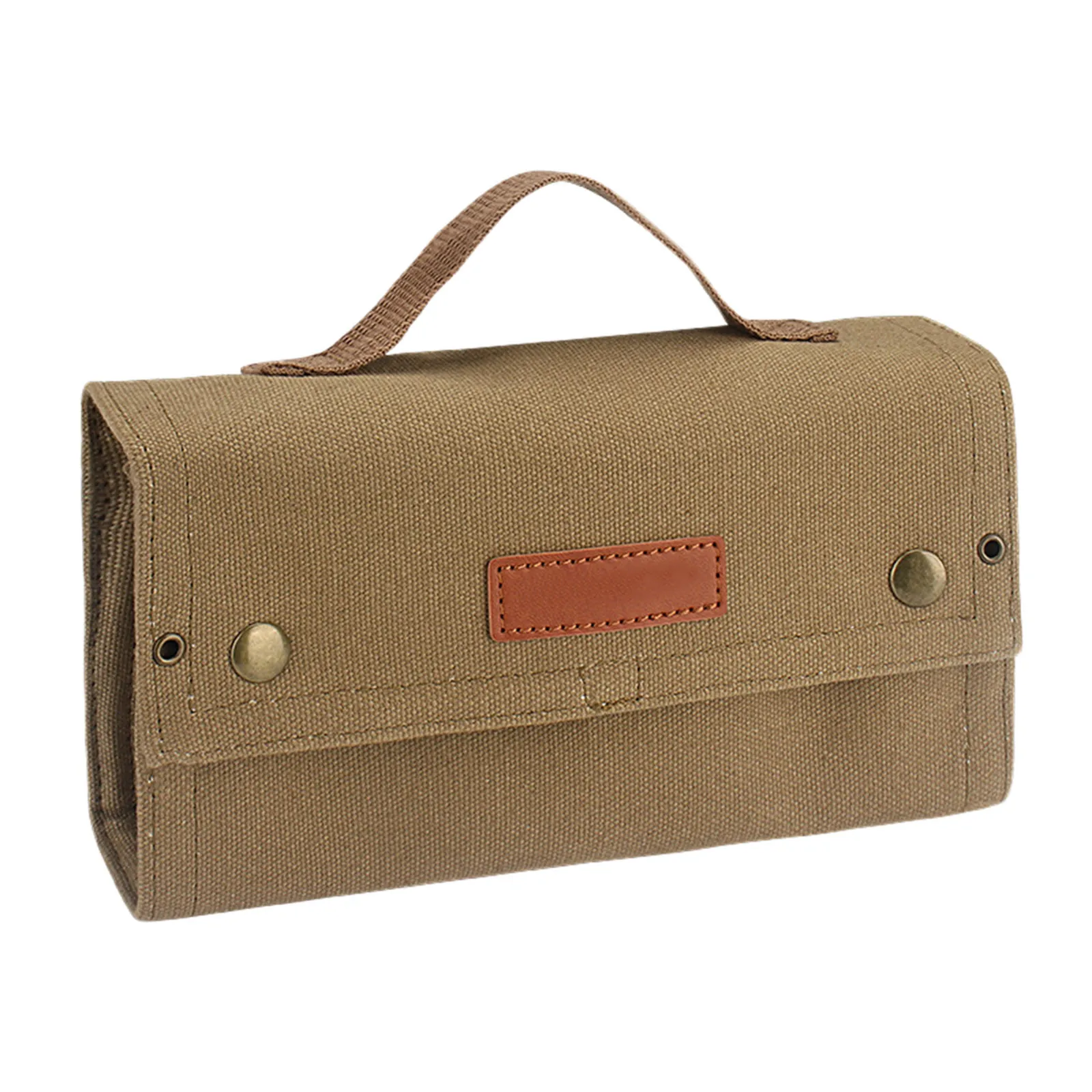 

Portable Bag Portable Canvas Seasoning Storage Bag Seasoning Bottle Holder For Meal Prep Containers Reusable 3 Compartment