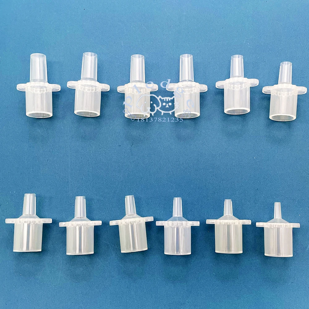 1PC Various Type Of Intubation Adapter Straight T Type Plastic PP Tracheal Tracheotomy Tube Respiratory Anesthesia Bracket Spare