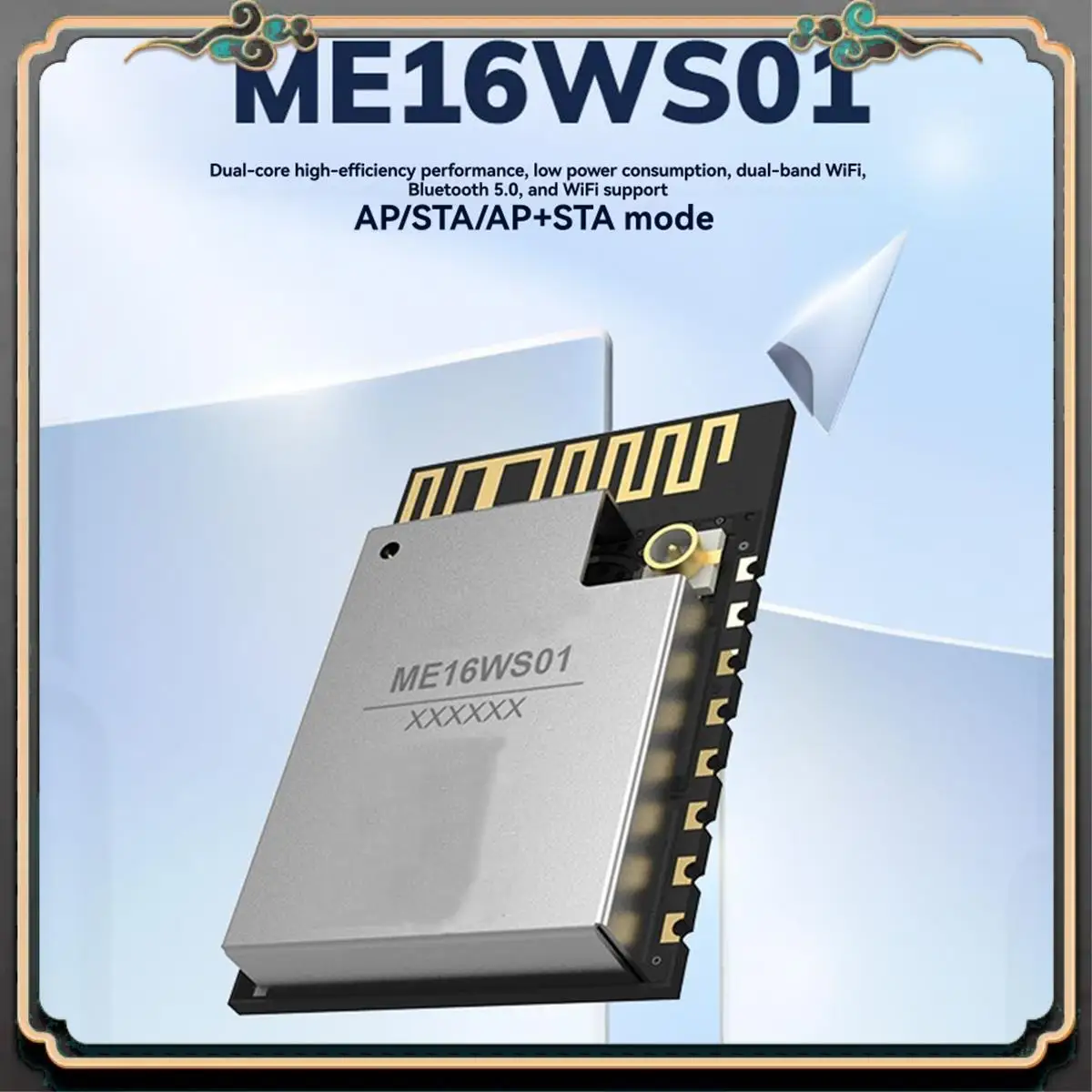 ASMA-Wifi 모듈 듀얼 코어는 Wifi AP STA 모드를 지원합니다. 2MB 플래시 모듈 24X16X3.4Mm 전자 모듈 액세서리