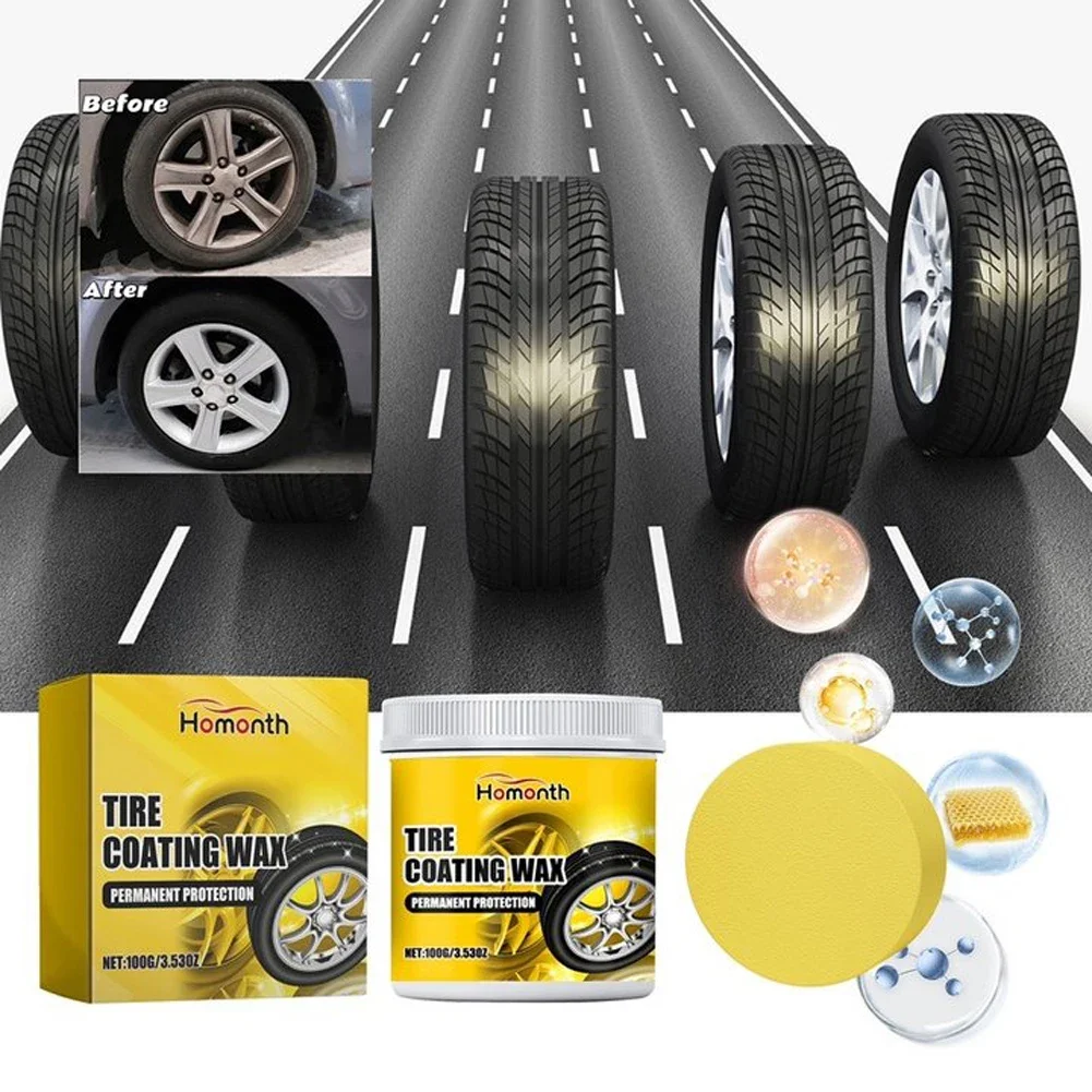 Car Tire Polishing Agent Wax Sealant Cream