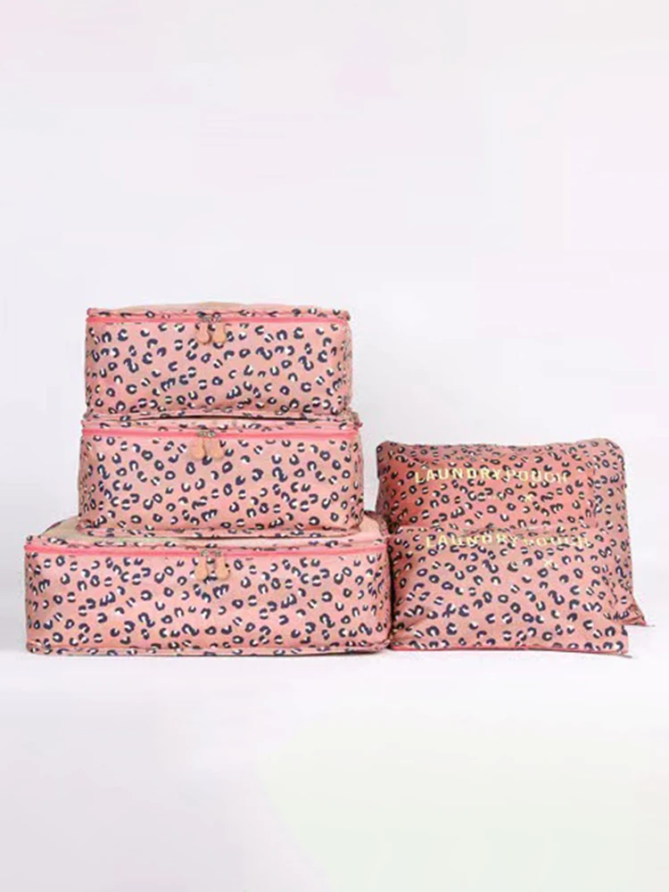 6-Piece Travel Storage Bag Set for Organized Trips