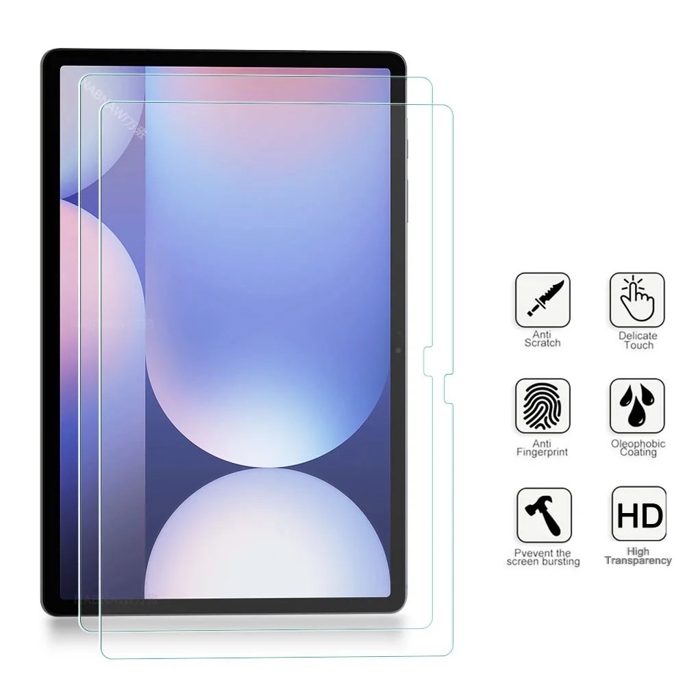 Premium Clear Tempered Glass Screen Protector, HD Scratch-Proof, Oil-Coated, 2-Pack