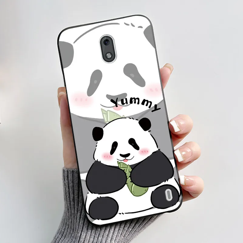 Aesthetic Cute Cat Shockproof Black Slim Phone Case - Soft TPU Silicone Back Cover