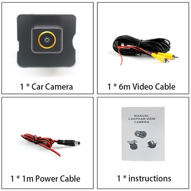 AHD NTSC Car Rear View Reverse Camera For Mercedes Benz ML M W164 ML350  ML330 ML63 Wide Angle Waterproof Parking Backup Camera 6