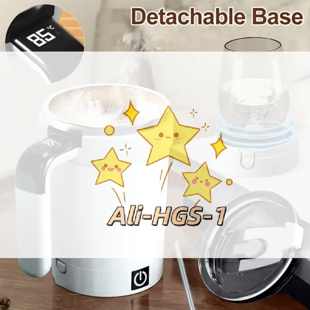 Smart Temperature Control Stirring Cup - Portable Auto-Mix for Coffee, Protein Shakes & Drinks 2