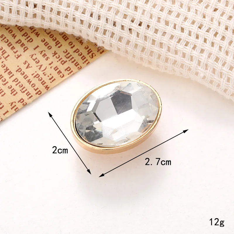 2 Stück / Los Edelstein Strass Kristall Diamant Parfüm Schuhe Charms Schnallen Zubehör für Tasche Box Clogs Schuh Dekorationen DIY Geschenke – Detail 16