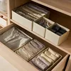 Clothes Organizer Storage Box Underwear Bra Socks Cabinet Drawer Organizer T-Shirt Storage Basket Wardrobe Storage Organizers 2