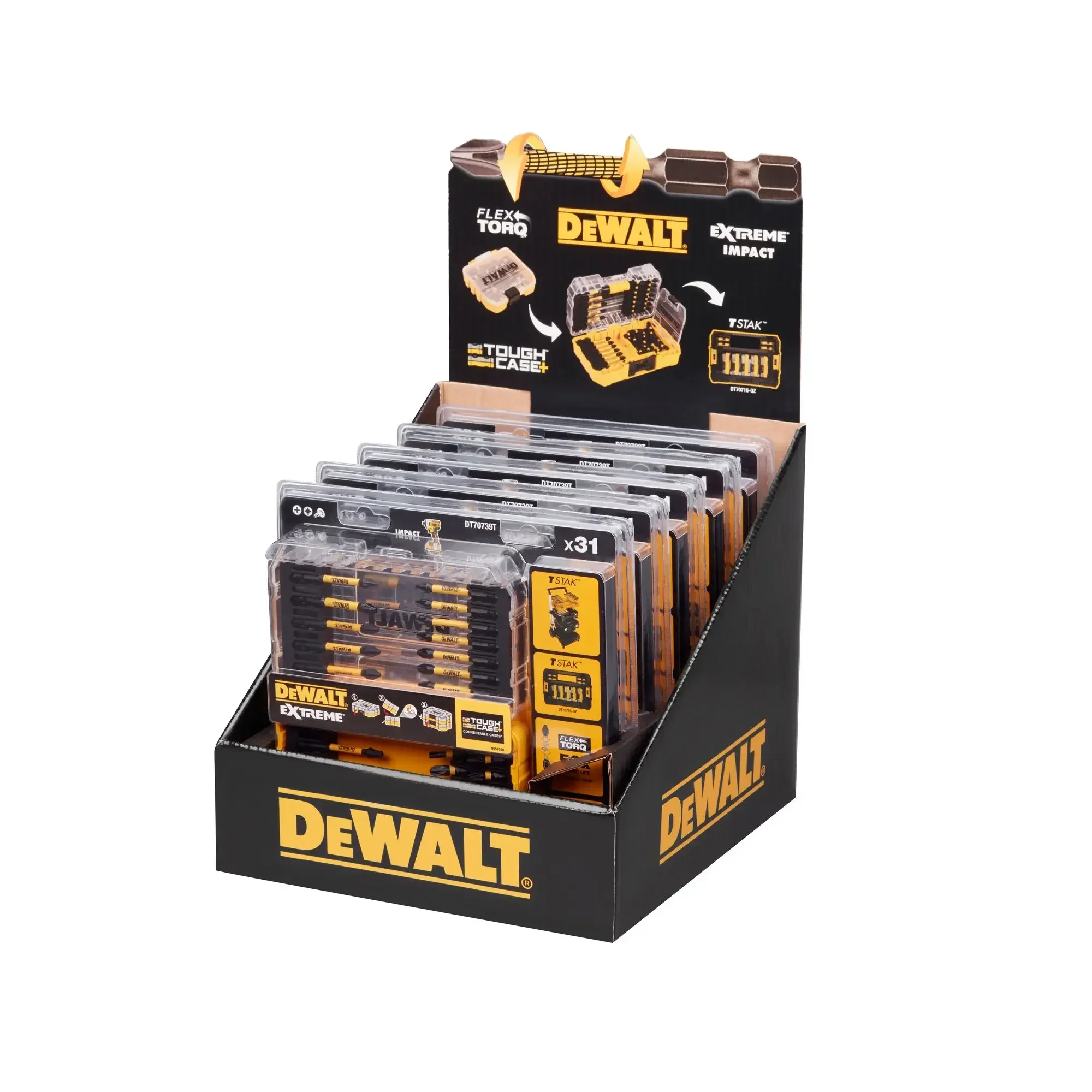 DEWALT DT70739T-QZ FLEXTORQ Screwdriver Bit Set 31 Pcs Cordless