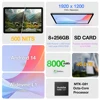 AGM Tablet T2 11” FHD+ IPS Display 8000mAh Battery 8(4+4)GB RAM + 256GB Storage MTK Helio G1 processor 2