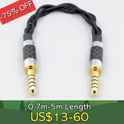 99% Pure Silver inside Shielding 4 Core Cable 4.4mm Balanced Male to 4.4mm Balanced Adapter For IFI Zen DAC LN008245