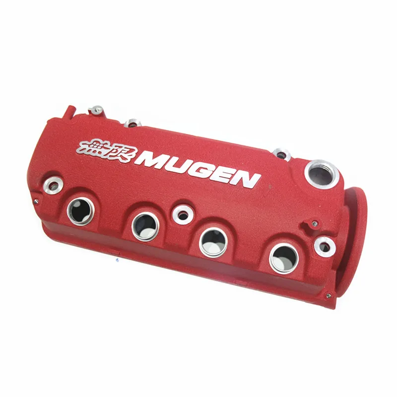 Mugen-Style Valve Cover – Racing Rocker Engine Chamber Cover for Honda Civic D16 VTEC (D16Y8 / D16Z6) 4