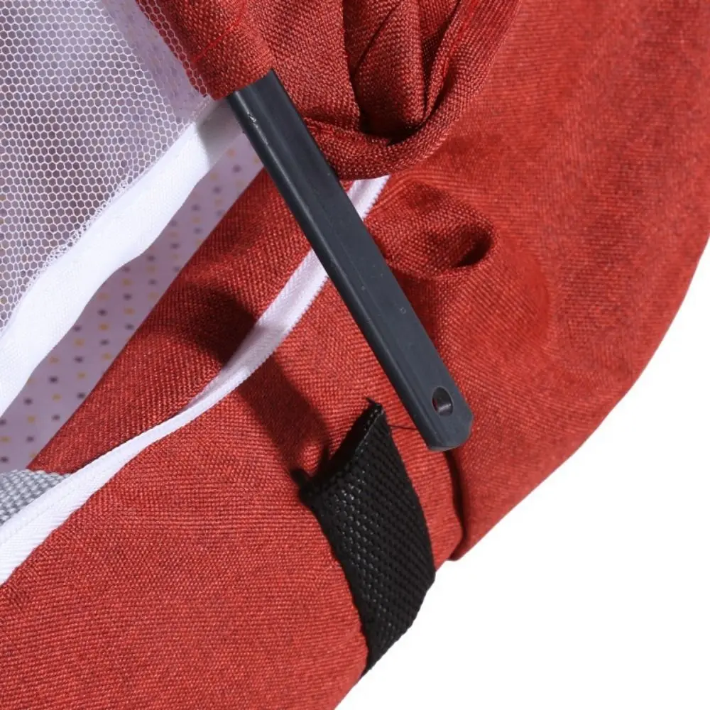 Zaino da viaggio pieghevole per bambini Lettino da viaggio per bambini durevole impermeabile Copriletto staccabile con zanzariere Borsa per mamma portatile - immagine 4
