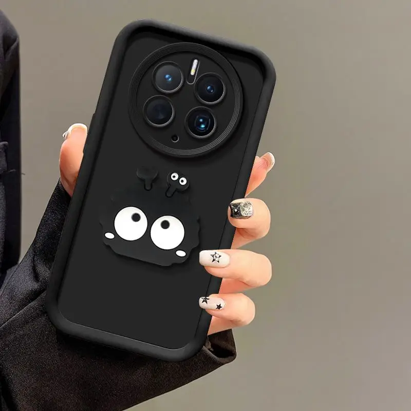 Honor Magic8Pro Silicone Phone Case with 3D Eyes Design and Hand Strap