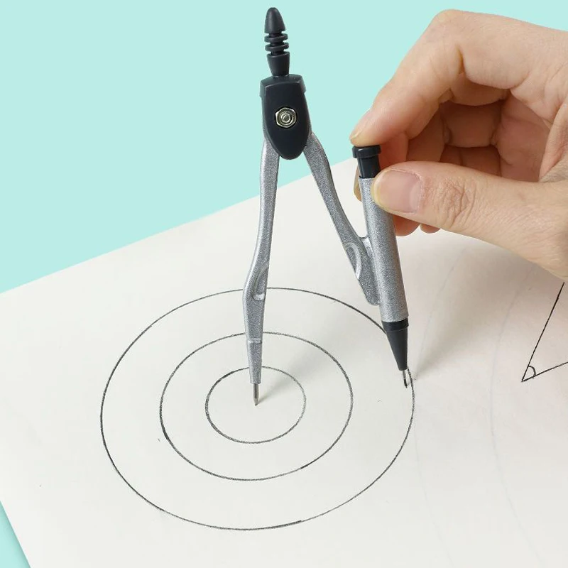 8 Piece Math Geometry Kit Sets Student Supplies Includes Rulers,Protractor,for Drafting and Drawings