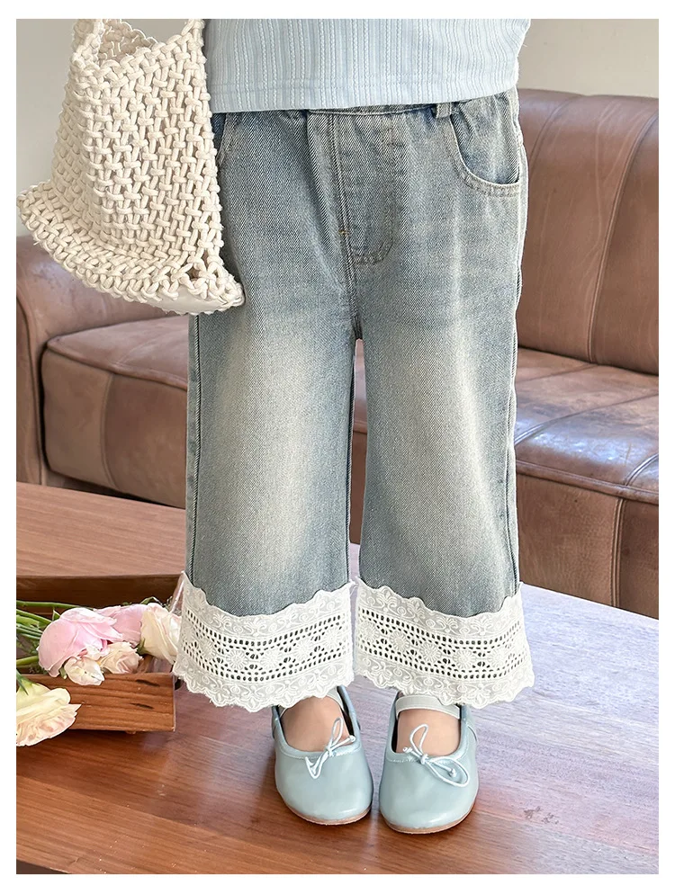 

Брюки Детские с широкими штанинами, на весну-осень