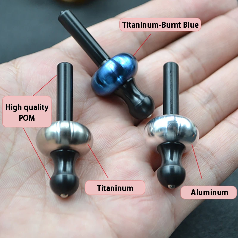 

Titanium Enoki Mushroom Hand Twist Top Fidget Spinner EDC Hand Spinner Stress Relief Decompression Toy Finger Gyro Kinetic Toy