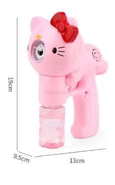 

Automatic bubble gun Tiktok children's toy with music jingle electric bubble blower girl heart