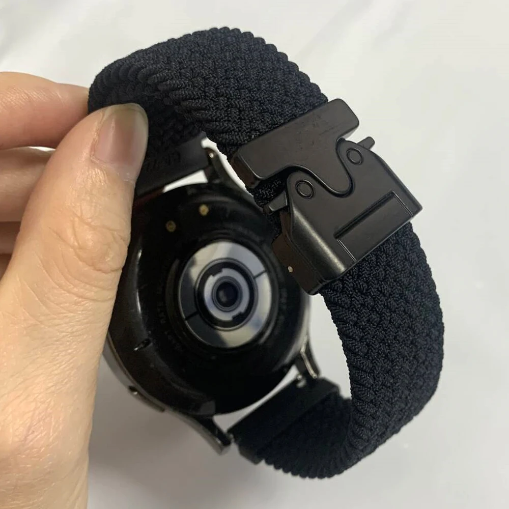 Breathable 22mm Nylon Watchband Replacement Strap, Universal Fit
