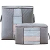 Foldable Storage Bag Clothes Organizer Waterproof Oxford Clear Window Clothing Wardrobe Organizer Home Non Woven Storage Box 1