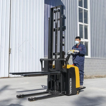 1.6M-5M Sollevamento Impilatore completamente elettrico 2 tonnellate 1 tonnellata 1.5 tonnellate Impilatore elettrico Carrello elevatore elettrico Supporto per arrampicata facile Personalizzato