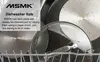 Non Stick Pans Set 7-Piece, 8, 10, 12 Inch Frying Pans and 12 Inch Induction Wok with Tempered Glass Lids, PRO Heat Distrib 5