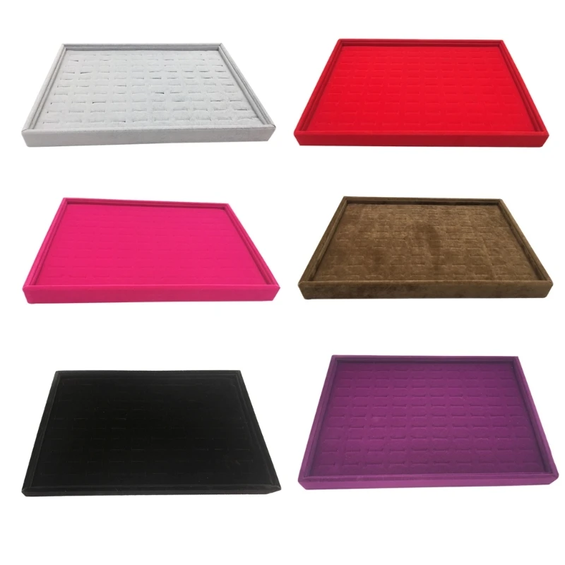 

Rings Showcase Jewelry Trays Ring Storage Trays for Selling Jewelry