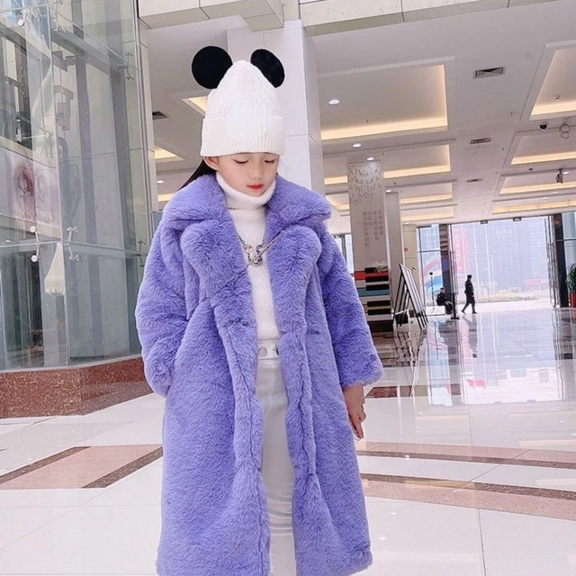 Fur Winter Jacket Kids Girls | Children's Winter Fur Coat | Children's Fur  Coat Girl - Jackets & Coats - Aliexpress