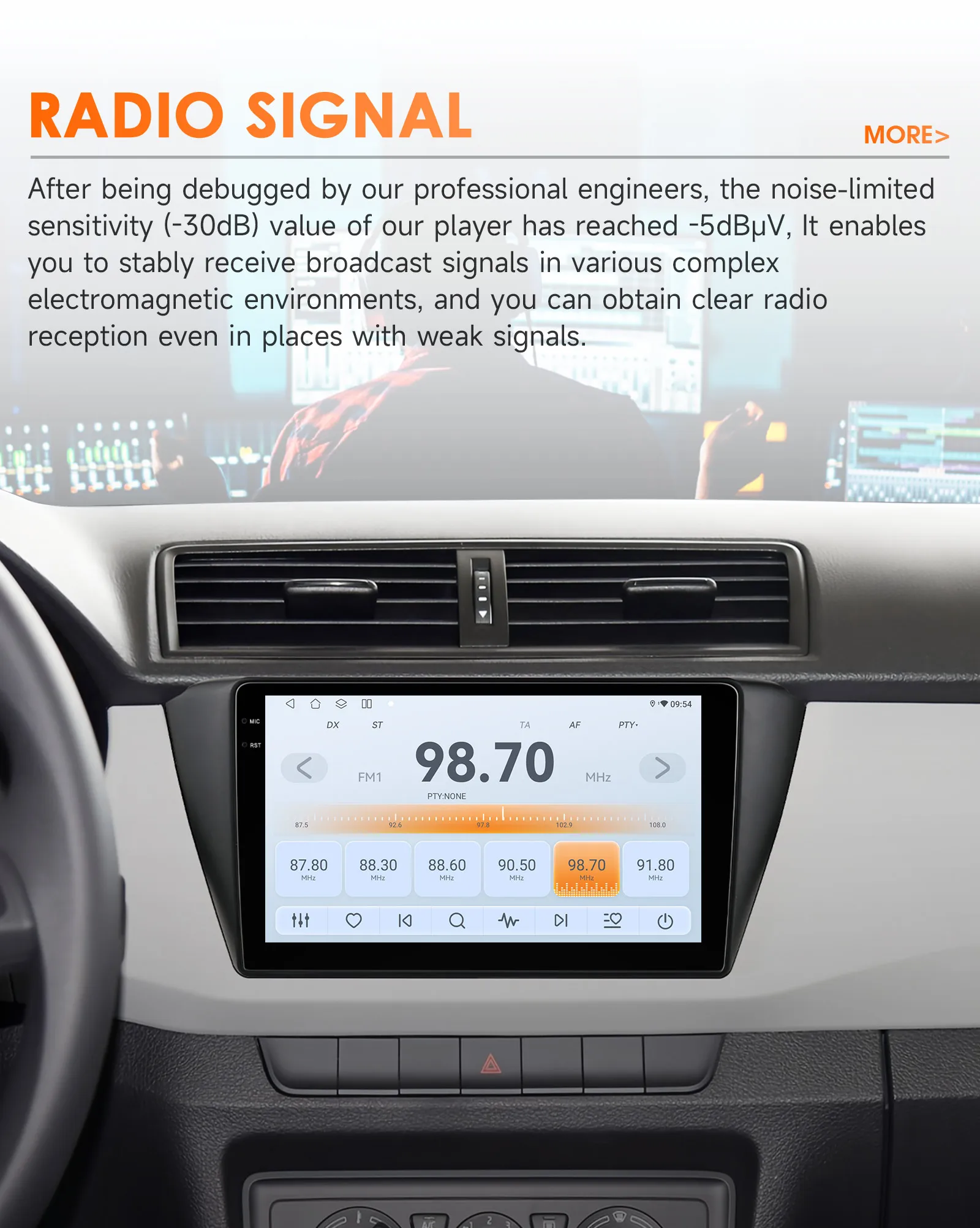 Hizpo 2DIN Android Multimedia Auto Radio Für Skoda Fabia 3 III 2015 2016 2017 2018 2019 Carplay 4G wifi GPS RDS Autoradio Stereo – Detail 21