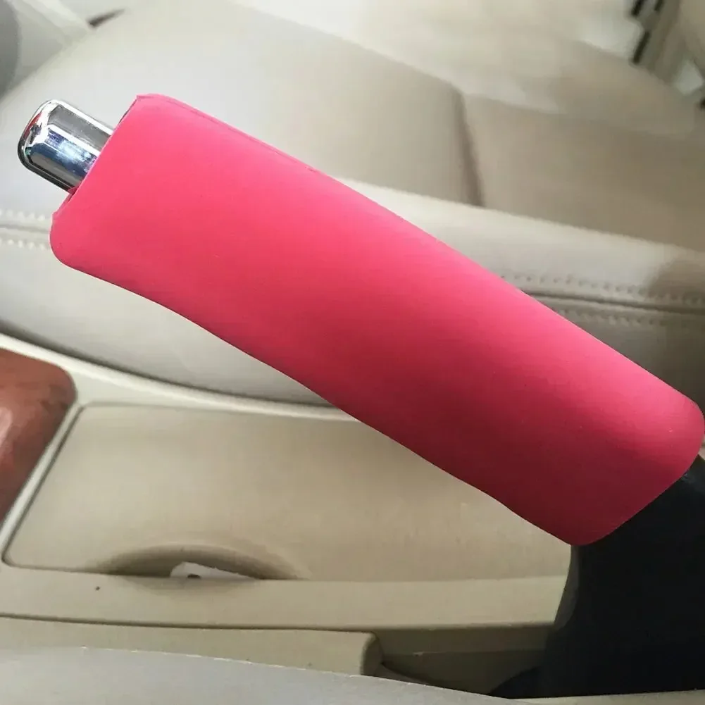JDM Silicone Handbrake Covers Nonslip Hand Brake Cover Case Gear Knob Sleeve Protector Car Decor hand brake cover