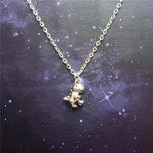 

Dinosaur Necklace Dinosaur Pendant Necklace Simple Necklace Dinosaur Jewelry Christmas Necklace Quirky Necklace