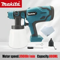 Pistolet de pulvérisation électrique Makita 800ML, outils électriques haute puissance, pulvérisateur de peinture, pistolet de pulvérisation électrique domestique et automobile pour usage domestique et automobile 1