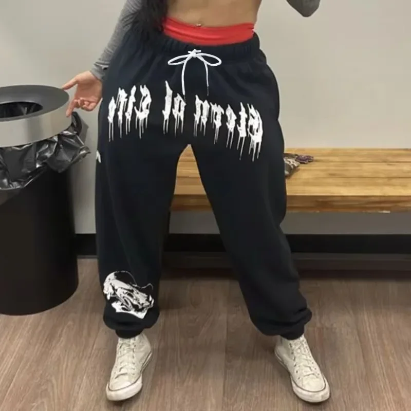 2026 남성 캐주얼 스포츠 트레이닝 팬츠 유럽 아메리칸 스타일 짐웨어 트렌디한 새해 피트니스 바지