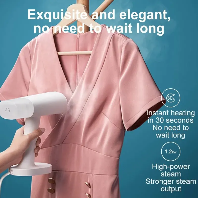 Original XIAOMI MIJIA Handheld Garment Steamer Iron Steam Cleaner for Cloth Home Electric Hanging Mite Removal Steamer Garment - Image 3