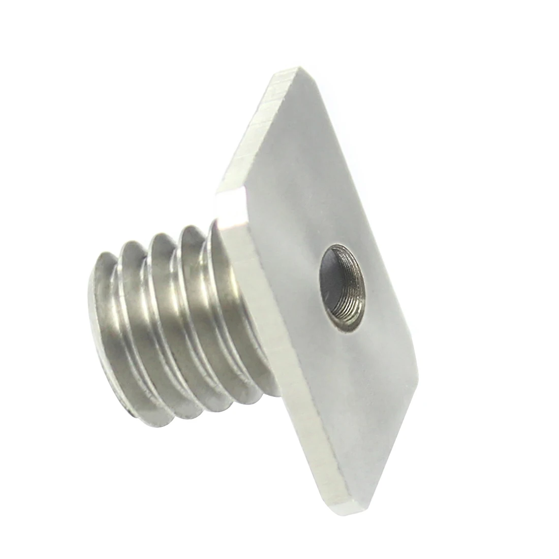 Tripod Mount Hot Shoe Adapter 1/4 3/8 inch Screw Single Nut Double Layer to Flas