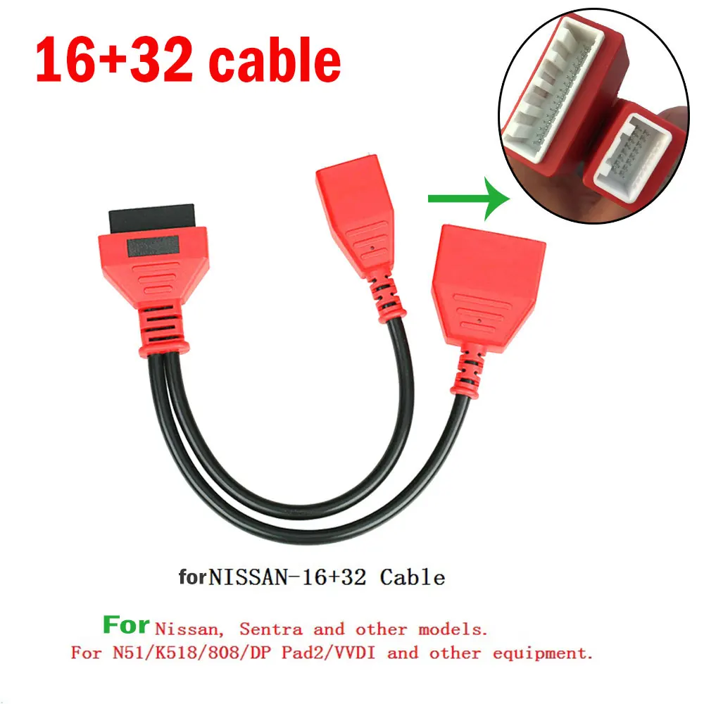 

For Autel 16+32 Gateway Adapter for Nissan Sylphy Key Adding No Need Password Work with IM608/IM508/Lonsdor K518