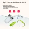 New 0-36 months baby nano-silicone bottle 240ml 150ml with handle Breastmilk-like design Soft milk pulling 4