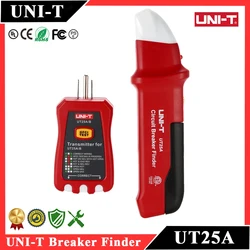 UNI-T UT25A Circuit Fuse Breaker Finder Tool Kit LED Indicator Professional Automatic Diagnostic Circuit Breaker Finder Tester