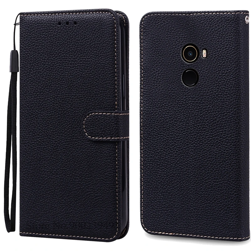 Cover Portafoglio Con Flip In Pelle Artificiale Per Xiaomi Mi Mix 2 – Custodia Con Supporto E Slot Per Carte, Chiusura Magnetica (Farfalla 2)
