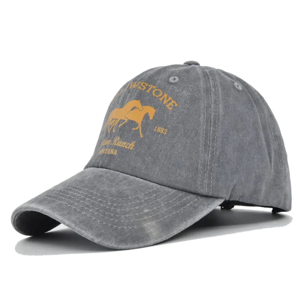 Baseball Cap Snapback Hat YELLOWSTONE Sun Hat Spring Autumn Sport Cap Hip Hop Baseball Fitted Cap Hats for Men Women 3