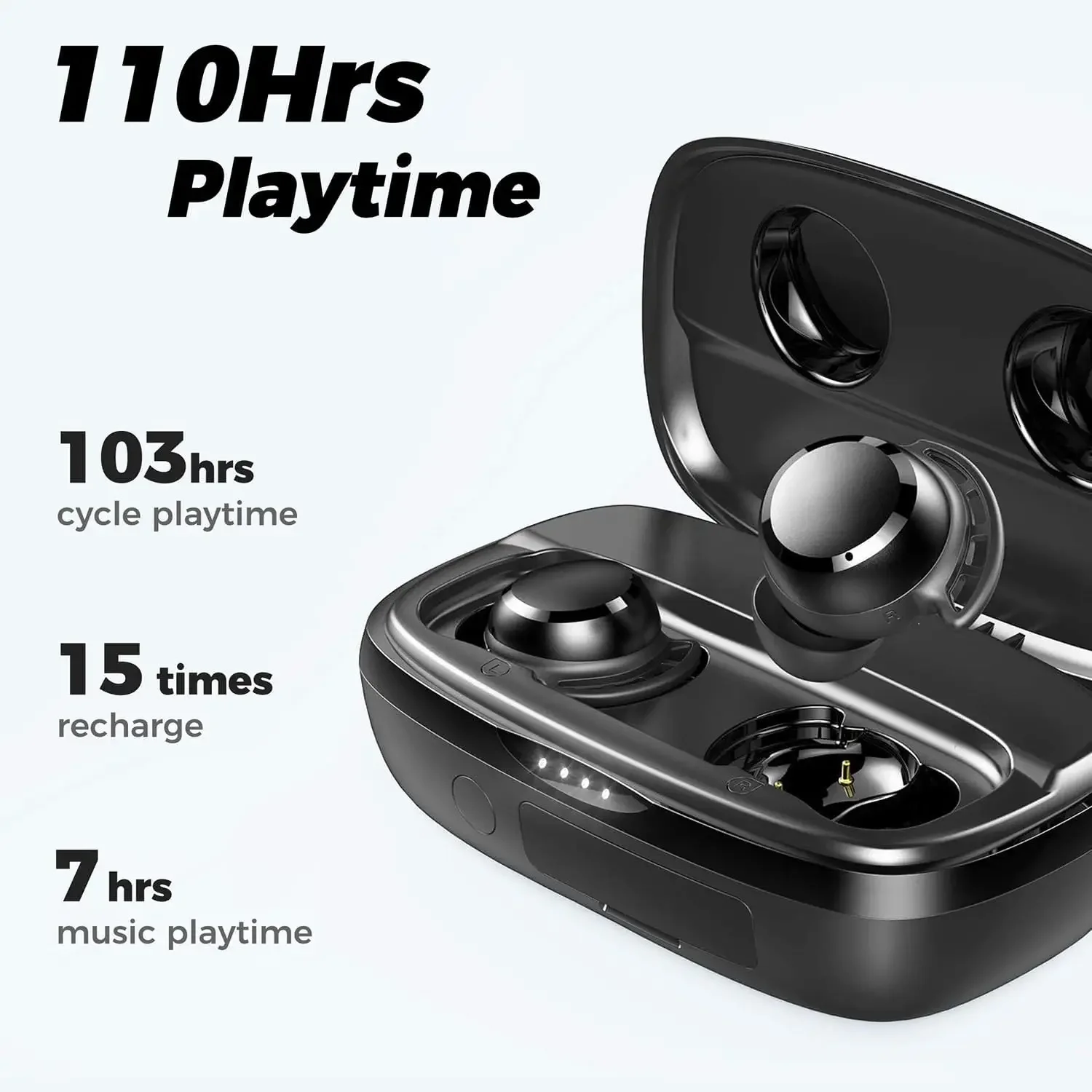Tribit FlyBuds 3 Waterproof Wireless Earphones with Touch Control and Extended Playtime