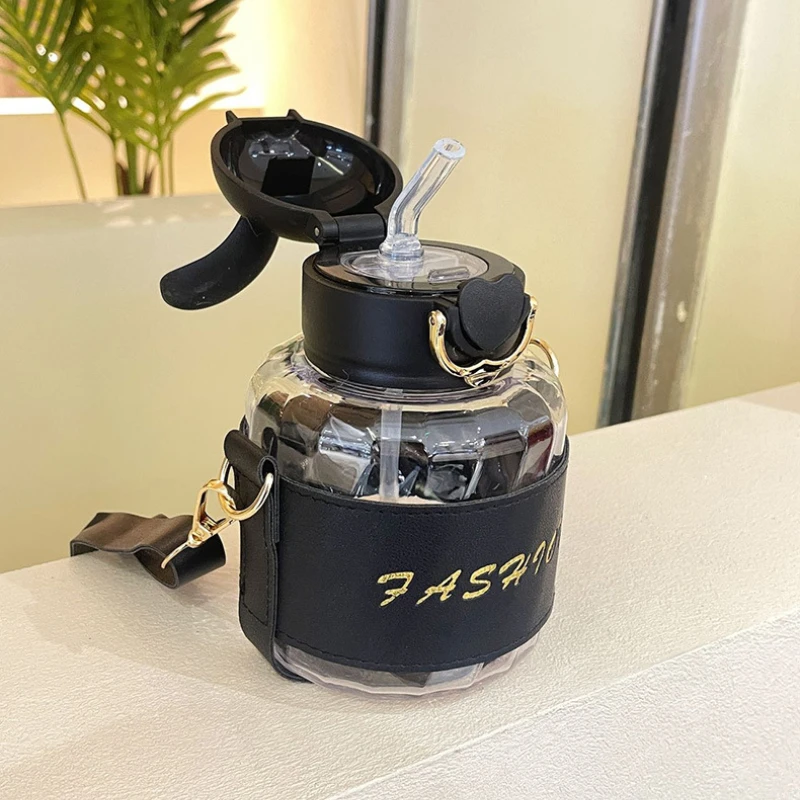 Rabbit Plastic Cup Female Internet Celebrity High Beauty Creative Gifts Adult, Student Portable Cup Accompanying Water Bottle 22 015.Jpg