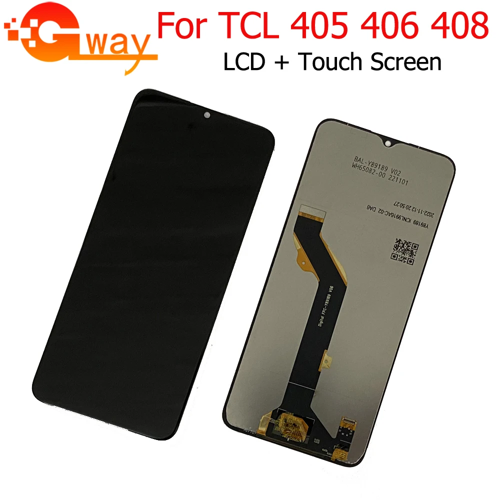 

For TCL 405 T506D T506K T506U 406 408 T507D1 T507A T507U T507U1 T507U2 T507J T507A LCD Display Touch Screen Digitizer Assembly