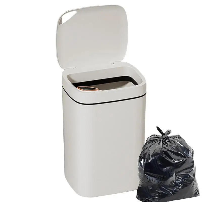 

Auto Garbage Can Touchless Kitchen Motion Sensor Can Smart Touchless Bathroom Trash Can Household Garbage Bin For Toilet Living
