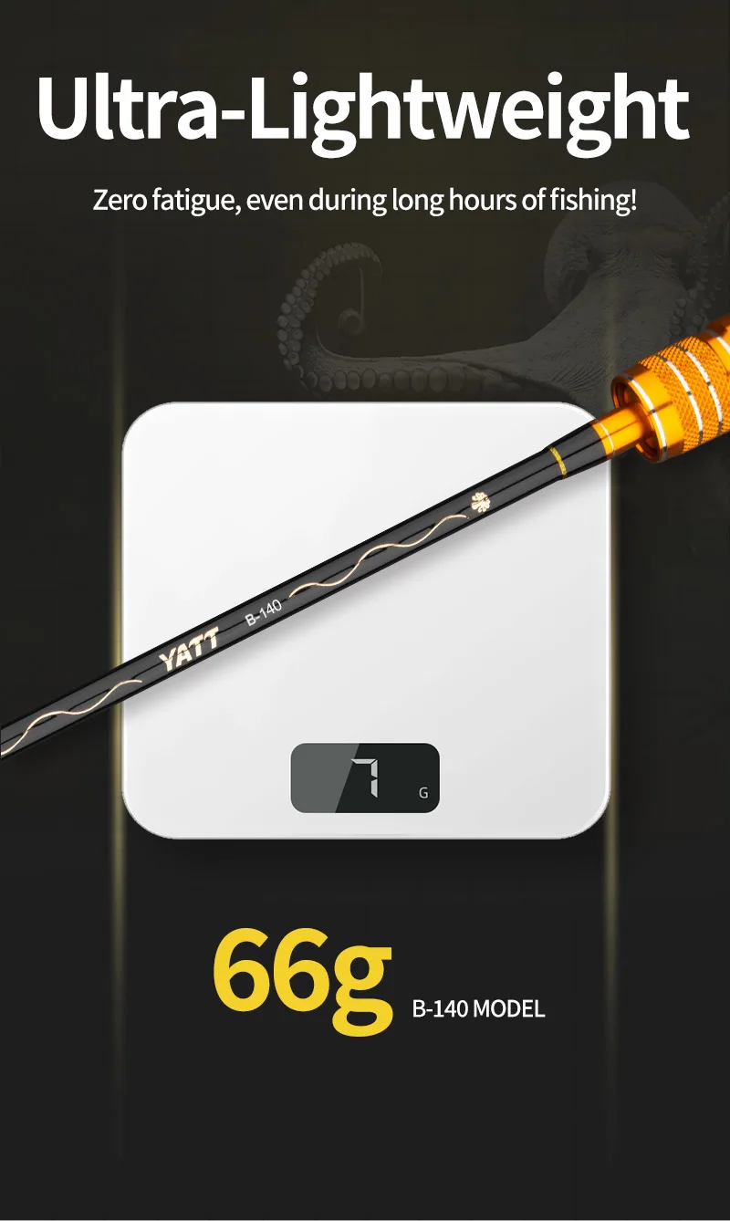 Webfoot Octopus Tintenfisch Angelrute Boot Casting Rod – Detail 7