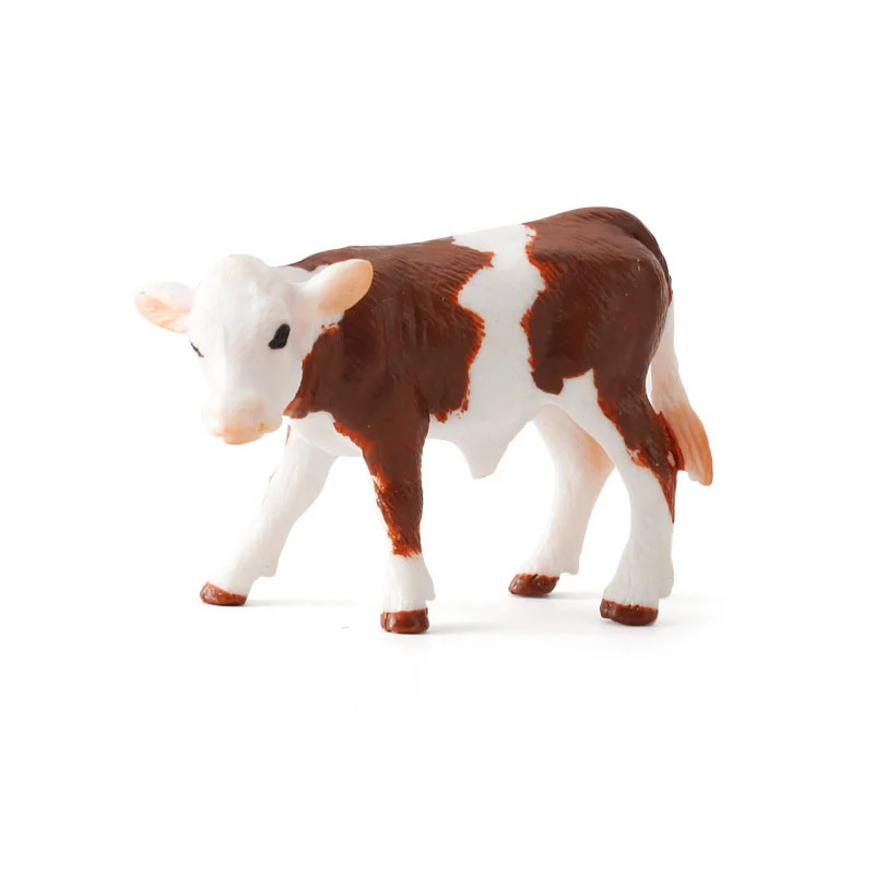 Milk Cow Children's Montessori Toys Simulated Animal Cognition Baby Early Education Puzzle Toys Model Static Animal Ornament 5