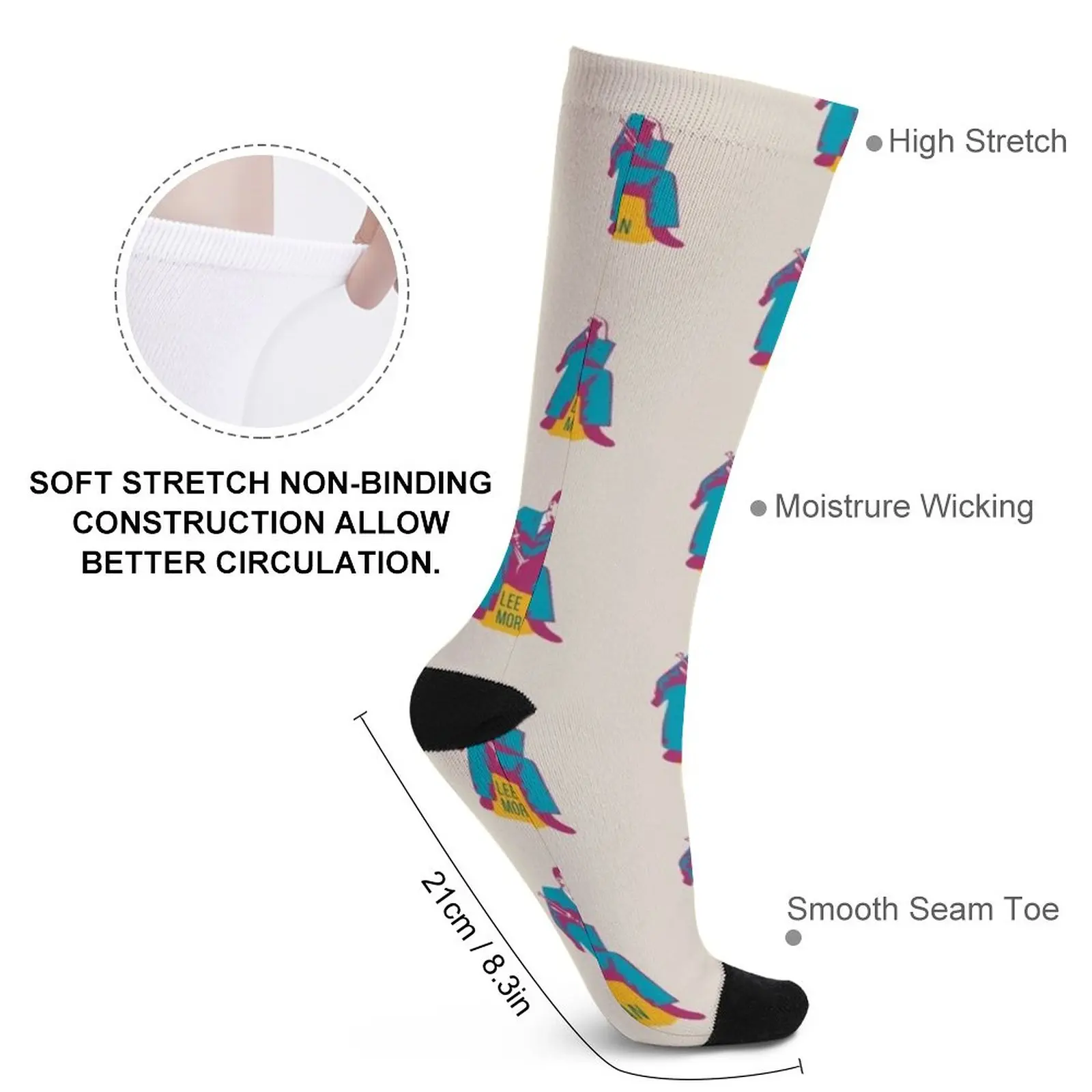 Lee Morgan Socks Funny socks man sports socks woman