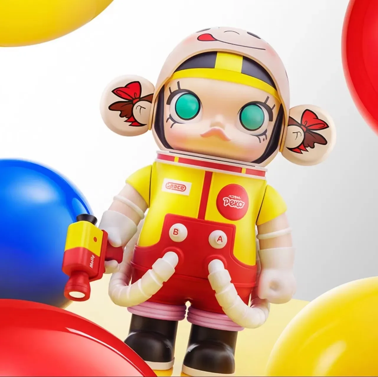 Figuras de anime originales de la colección Mega Space Molly 400%, kit de garaje de tendencia, modelos de decoración coleccionables de moda, juguete, regalo para niños