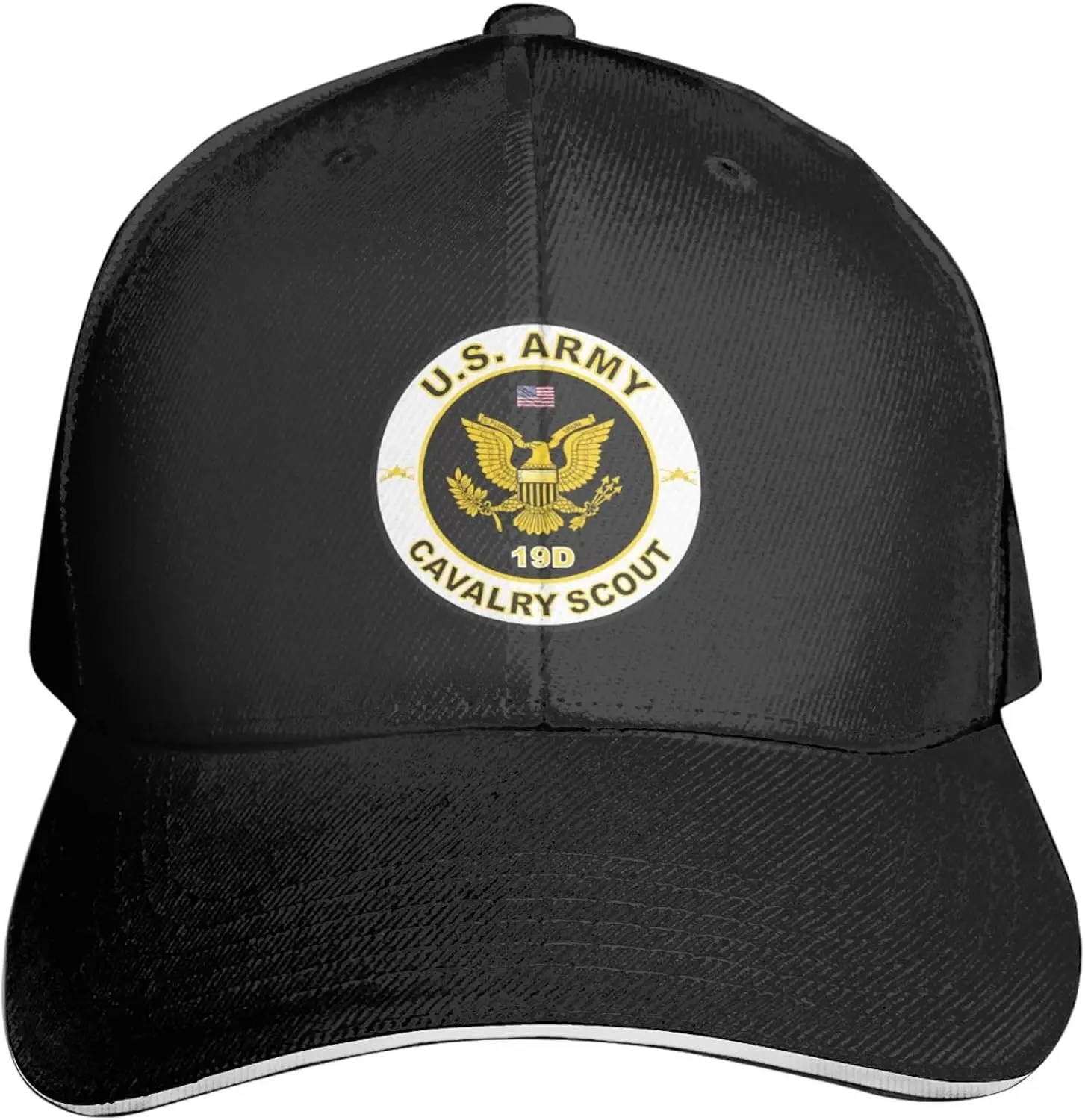 

US Army MOS 19D Cavalry Scout Premium Adjustable Baseball Cap for Men and Women - Outdoor Sports, Sun Protection