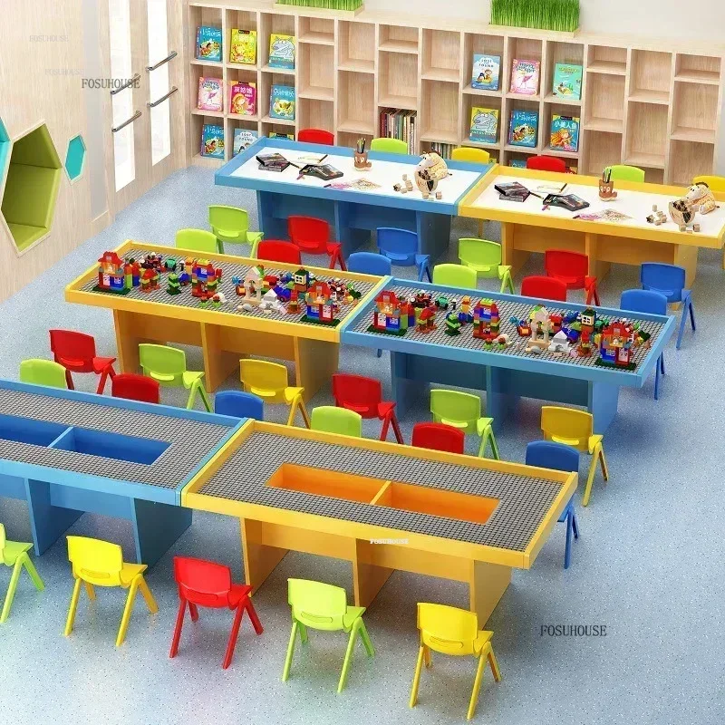Plastic Children's Tables Space Sand Table Playground Equipment Game Table Shopping Mall Modern Children's Furniture